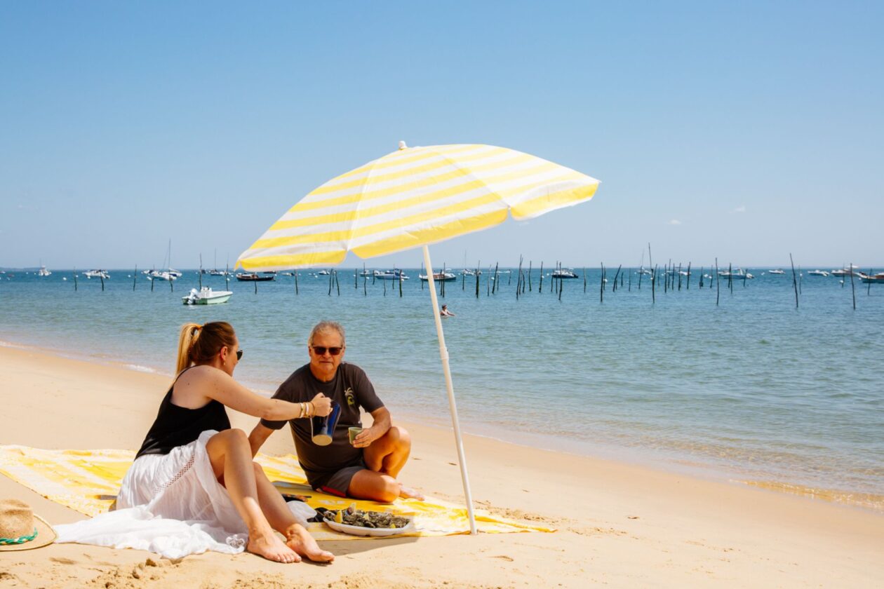 Profitez de la plage du Centre pendant votre séjour au Cap Ferret