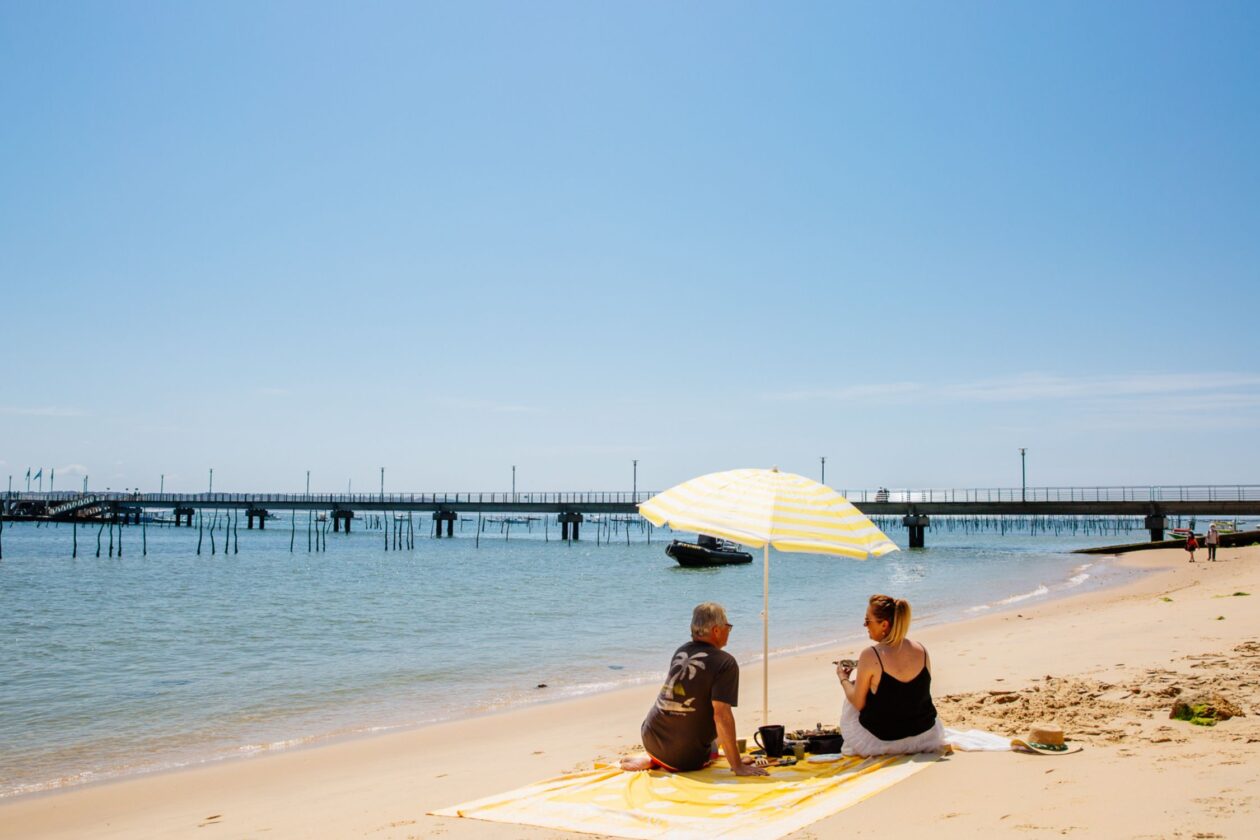 Pourquoi pas un pique-nique sur la plage du Centre au Cap Ferret ?