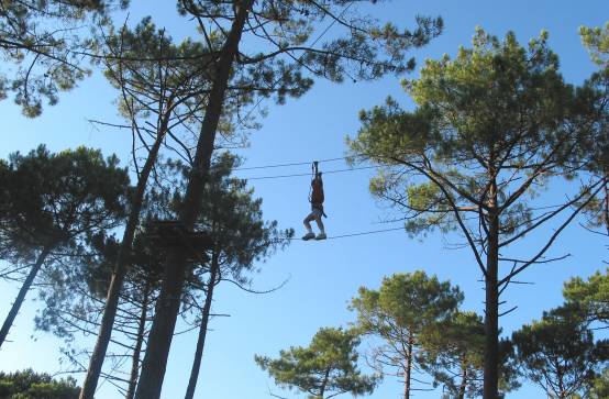 Parcours acrobatique forestier du Parc de Loisirs du Four