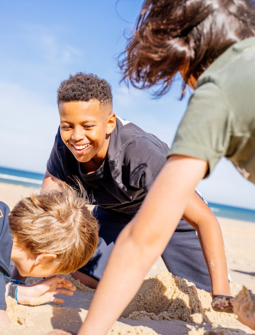 Des enfants s'amusent 