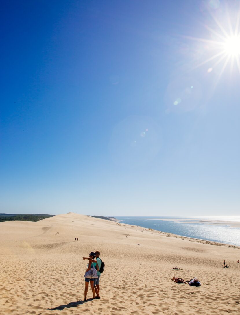 Un haut de la dune du pilat.