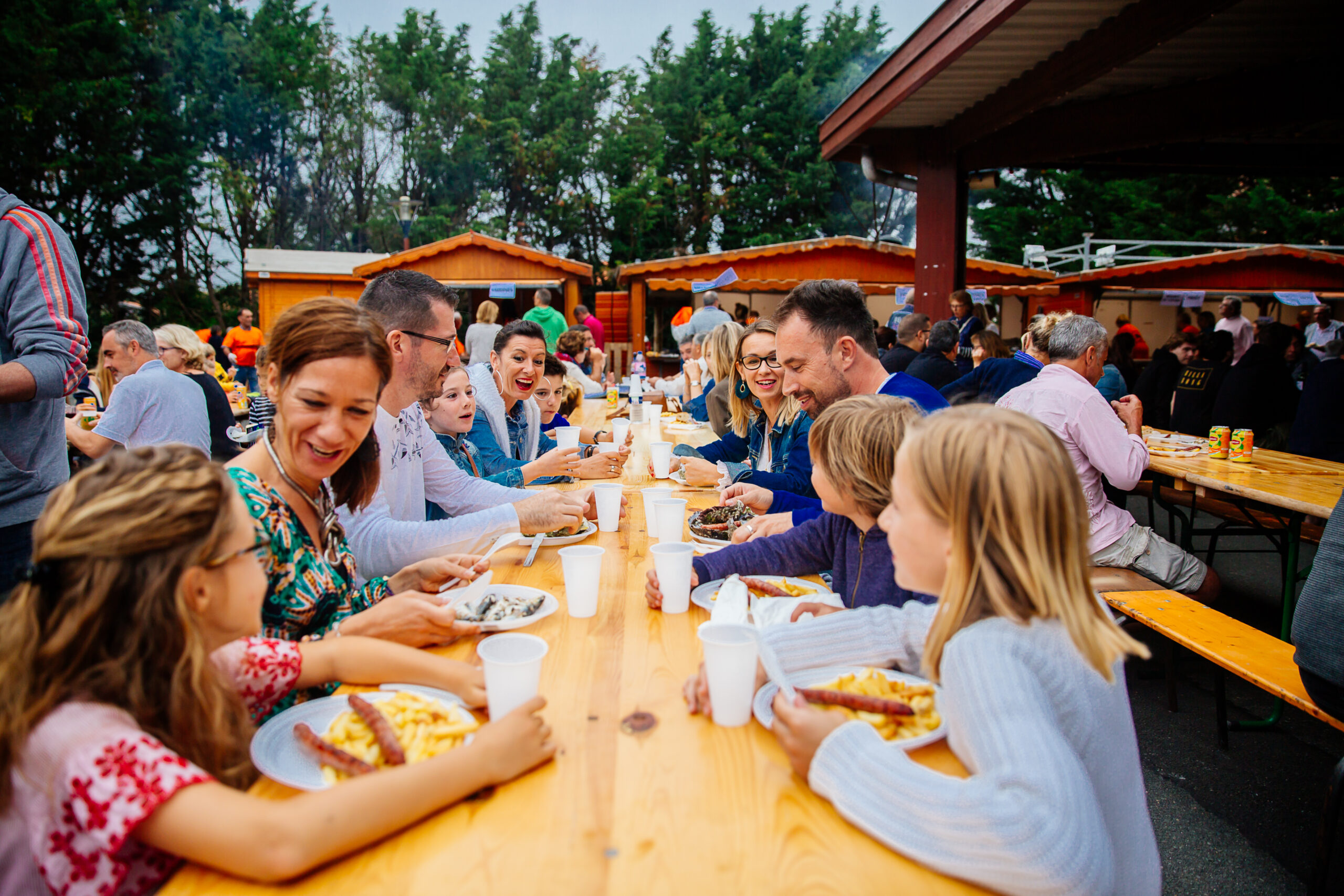 Repas fête du village à Lège