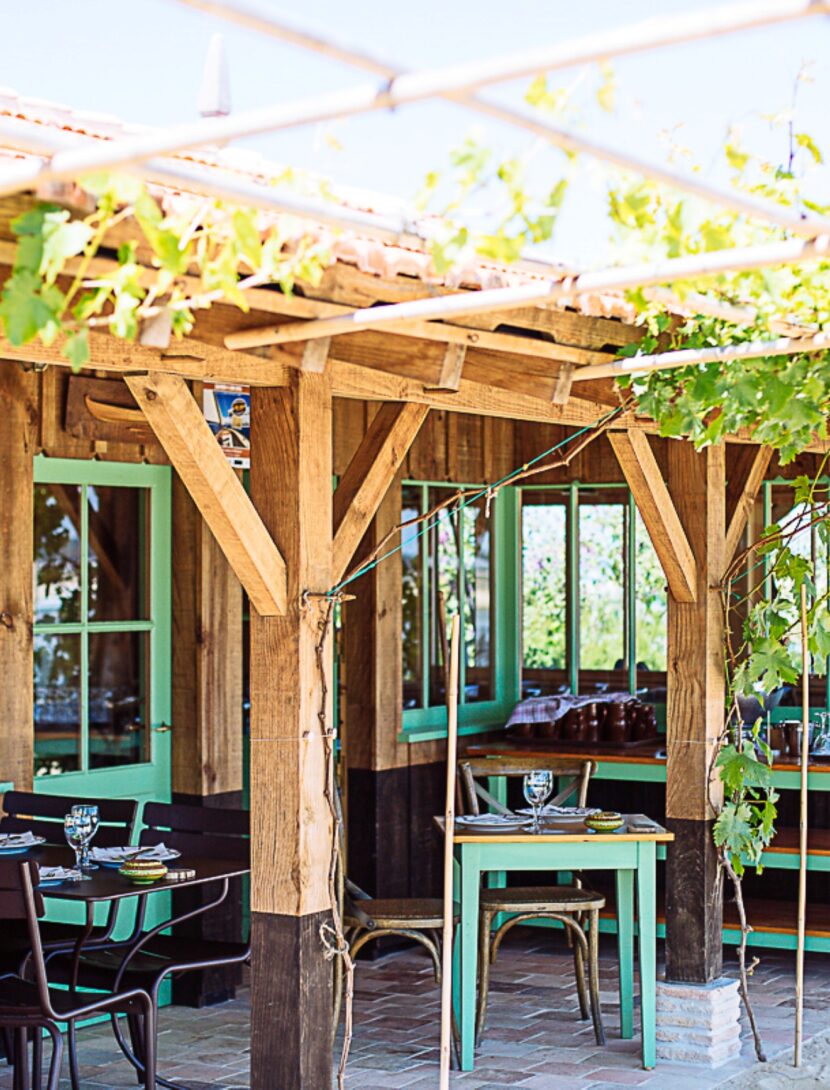 Terrasse du restaurant chez Hortense.