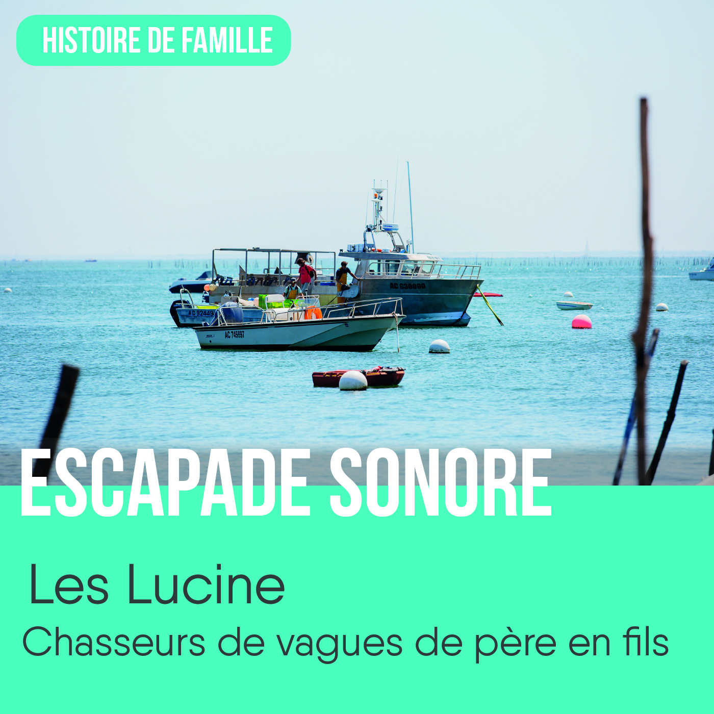 Un bateau de pêche navigue sur le Bassin.