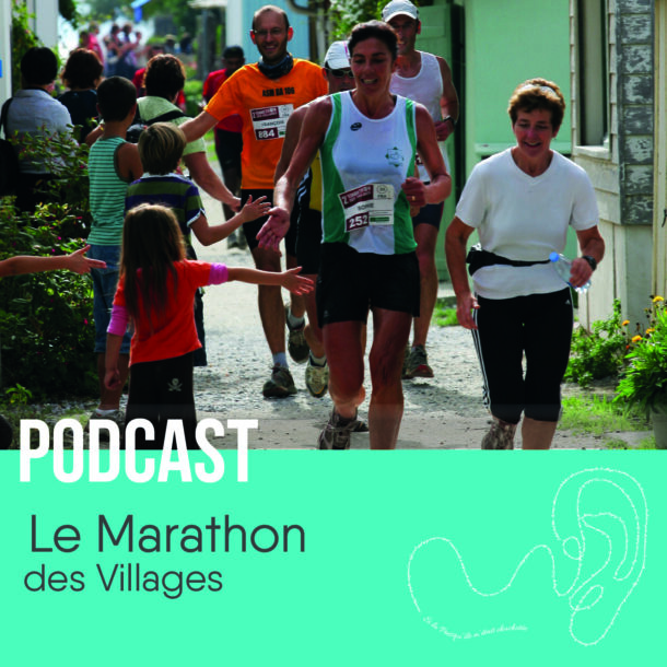 image du marathon dans le village du Canon.