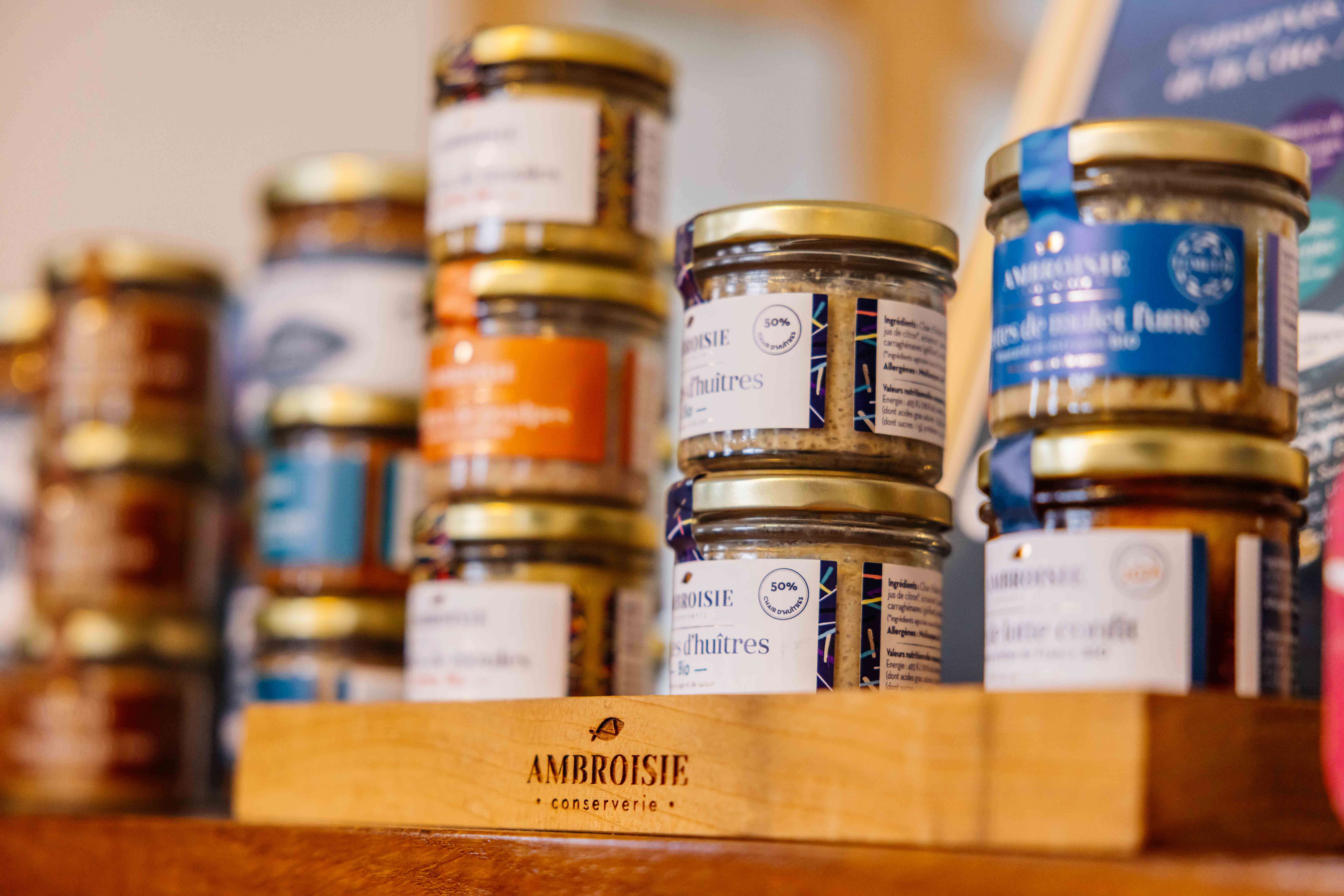 Produits de la boutique.